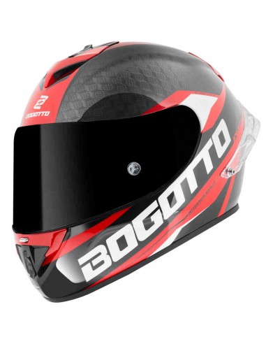 Bogotto ff104 carbon helmet red